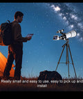 Man using WiFi Telescope Eyepiece Camera For Astrophotography With 2.8 Inch Display And 1080P MP4 Video 75 Degree View