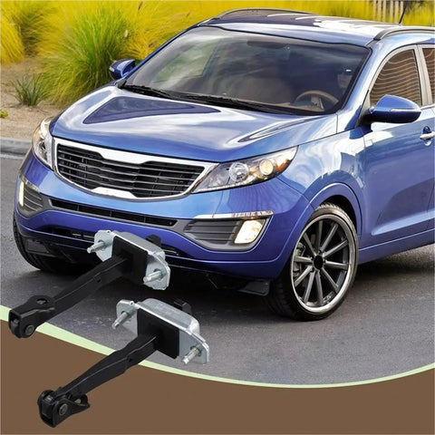 Kia Sportage MK3 2011-2016 Front Left And Right Door Hinge Strap Set Check Stop Hinges With Dampened Soft Close Mechanism