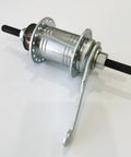 Coaster Brake Rear Hub For Your Bike Stainless Steel 36 Hole Wheel Hub With 110mm Wide Body And 165mm Axle 38mm Diameter Includes 18 Tooth Slice And All Accessories Ready To Roll, showing stainless steel design and axle