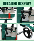 Pro-Grade Tenoning Tool For Table Saws, Multi-Function Woodworking Fixture close-up showing quick clamp and angle adjustment