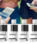 Phone Screen Repair Tool Kit With Adjustable Screen Fastening Clamp And Clip Fixture, aluminum clamps with white knobs.