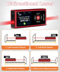 Pro-Grade Laser Measuring Tool for DIY and Home Projects, 400 Ft Range, Rechargeable Battery, Fast 1.5 Hour Charge, Up to 5 Hours of Use, Plus Minus 1/16 Inch Accuracy, Bubble Level for Precise Indoor Measurements, Handheld and Super Simple to Use, bidirectional laser measurer