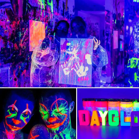Two Pack 60W LED Black Light Bar Flood Light With Switch Plug And 5 Foot Cable, 60 LEDs, Wide 120 Degree Beam, Lights Up About 1024 Sq Ft Per Bar, Perfect For Parties, Stage Lighting, Body Paint, Fluorescent Posters, Halloween