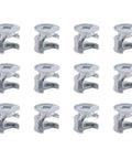 Rock Solid Hardware Kit For Billy Bookshelf Assembly Featuring Cam Locks 12 zinc alloy cam locks in a grid layout.