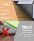 Non Slip Rug Tape 12 Pack Reusable Washable Grippers For Rugs Double Sided No Slip Rug Pads For Hardwood Floors Rug Stoppers