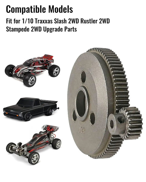 86T 48P Spur Gear Set For 1 By 10 RC Slash 2WD Rustler 2WD Stampede 2WD with RC car models