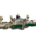 Top Tier Bronze Double Check Valve Assembly Backflow Preventer, heavy duty 1½ inch valve with quarter turn shut off.