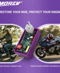 4 Pin DC CDI Ignition Module Replacement For ATV Dirt Bike Scooter And Go Kart With Dual DIP Switch, shown with motorcycles