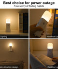 Motion Sensor Night Light Cordless Table Lamp With 2000mAh Battery Auto On Within 20 Feet Auto Off 5 Stage Dimmable LED Use