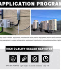Rock Solid Heavy Duty 1/2 Inch Liquid Tight Connector Fitting Set Designed For No Fuss Electrical Work With Durable PVC Housing and Guaranteed Secure Seal in HVAC applications.