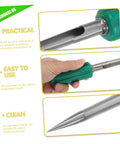 Stainless Steel Sampler Probe For Soil Powder And Grain Sampling Reusable Test Tool For Grab And Go Inspections