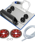 45 Degree Tile Chamfering Tool For Type 100 Angle Grinder with ceramic discs and hose for stone, marble, and porcelain edging