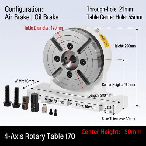 Beat Down Tough 170mm Lathe Disc Brake Tailstock Featuring Slick Pneumatic Hydraulic Precision Clamping Telescopic Assembly for CNC machining.