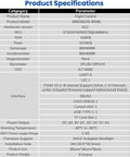Product specifications of Selfie Ready Drone Flight Controller F405NC Pro Grade Rig With BMI42688 IMU SPL06 DPS310 Barometer OSD 6 UARTs 10 PWM Outputs BEC 5V 9V MicroSD Slot Supports Betaflight ArduPilot INAV 2-10S LiPo.