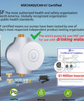 Smart Instant Hot Water Recirculating Pump With Built In Thermostat For Tanked And Tankless Heaters Super Quiet three speed setup with NSF certification.