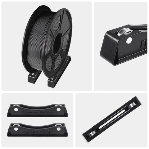 Upgrade Your Rig With These Slick Universal 3D Printer Filament Spool Holder Duo Set Featuring Smooth As Butter Rolling Bearings And Anti Snag Groove Design For Hassle Free Printing And Stable Feed All Day Long