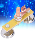 Heavy Duty Welding Ground Clamp Tools With Magnetic Base And Dual Strong Magnets For Secure Mechanical Maintenance close-up image showing clamp structure.