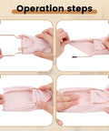 Operation steps for using Sock Hoop Embroidery Hoop For Embroidery Machines with stable grip for socks