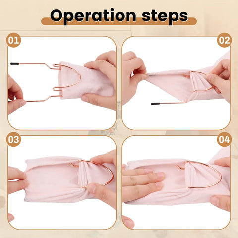 Operation steps for using Sock Hoop Embroidery Hoop For Embroidery Machines with stable grip for socks