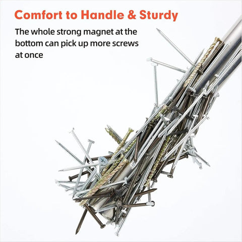 Magnetic Pickup Tool Wand With Release Handle For Nails Screws And Metal Scraps lifting metal debris