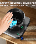 Safety induction device for preventing accidental touch, designed for Premium Handle Sensor For Coffee Knock Box.