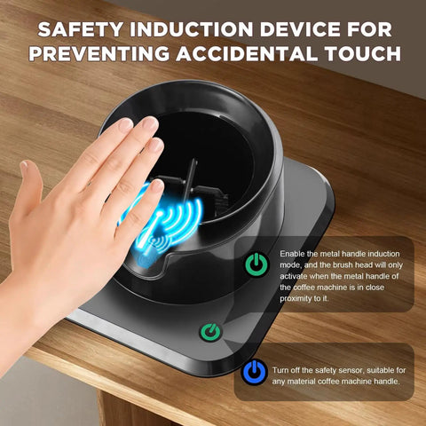 Safety induction device for preventing accidental touch, designed for Premium Handle Sensor For Coffee Knock Box.