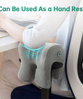 Office Chair Headrest Pillow Attachment And Desk Nap Cushion With Comfy Memory Foam Neck Support, U Shape Hanger Design.