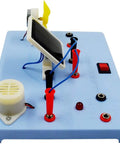 Solar Cell Demonstration Kit With PV Materials For Renewable Energy Learning Hands On Solar Power Experiments And Easy Setup Science Education Tool For Classrooms, blue base