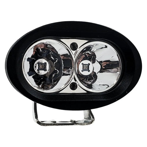 Front view of 8W LED E-Bike Headlight With 2-Pin Julet Plug, Plug-And-Play, Ultra Bright Daylight-Style Visibility for 12V-60V Systems