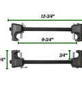 MacPherson Strut Coil Spring Compressor Tool with measurements visible for safe and easy spring compression, pro grade construction