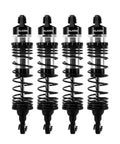 4x 88mm Oil Shocks With Progressive Springs For 1/16 Mini Maxx Mini XRT RC Car, adjustable dampers, CNC aluminum bodies.