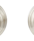 Double Cylinder Deadbolt With SmartKey Rekey Technology In Satin Nickel For Exterior Doors, Keyed Entry On Both Sides, Easy 3 Step Rekey