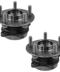Two Piece Front Left And Right Wheel Bearing And Hub Assembly Kit Compatible With 2010 2015 Toyota Prius 2012 2015 Prius Plug In 2011 2017 Lexus CT200h Replacement With Heavy Duty Precision Fit