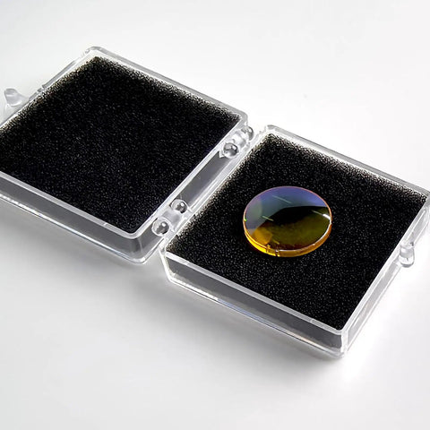 CO2 Laser Focusing Lens 18mm Diameter With 50.8mm Focal Length ZnSe CVD Lens For Engraving And Cutting Machines in open case