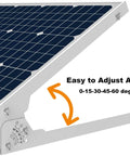 12V 50W Solar Battery Charger And Maintainer With Ultra Smart MPPT Controller, Waterproof Kit, adjustable mount bracket detail