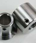 Bead Roller Tipping Dies For 7/8 Inch Or 22mm Shafts, Pro Grade Tool For Clean Edge Folds, two metal dies on white background