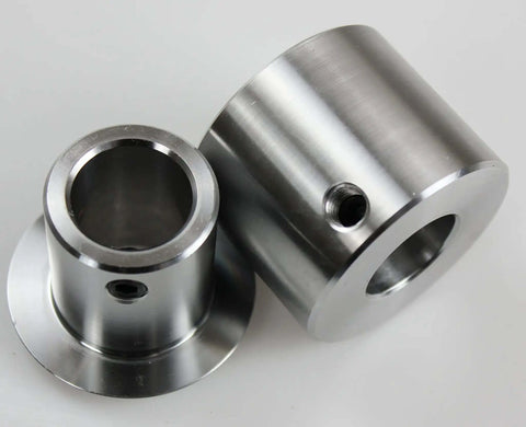 Bead Roller Tipping Dies For 7/8 Inch Or 22mm Shafts, Pro Grade Tool For Clean Edge Folds, two metal dies on white background