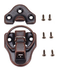 Vintage Iron Toggle Hasp Lock For Jewelry Boxes Suitcases Chests And Tool Boxes 68mm X 38mm With Screws, rustic hardware