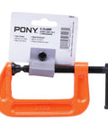 2-1/2 Inch C Clamp Heavy Duty For Woodworking And DIY Projects, 600 Pound Load Capacity, 2 Inch Opening, Iron Frame