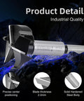 Top Shelf 35mm Carbide Forstner Drill Bit With Triple Flute Design, 44.5mm cutter, hardened steel, precision boring tool.