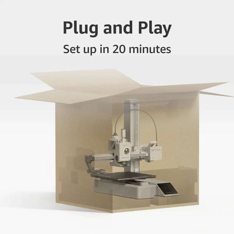 Blazing Fast A1 Mini 3D Printer With AMS Lite For Multi Color Printing partially out of box, ready setup in 20 minutes