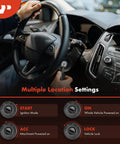 Driver using Ignition Lock Cylinder With 2 Keys For Dodge Ram 1500 2500 3500 Durango Dakota Aspen Raider And Compatible Chrysler Mitsubishi Vehicles Fits Ram 1500 2500 3500 Durango Dakota Aspen From 2001 To 2010 Two Keys Included Plug And Play Easy Install Replacement.