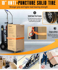 ROOMEDAL Electric Stair Climbing Hand Truck Dolly With 661 Lb Capacity Heavy Duty Folding Cart Battery Powered for moving boxes.