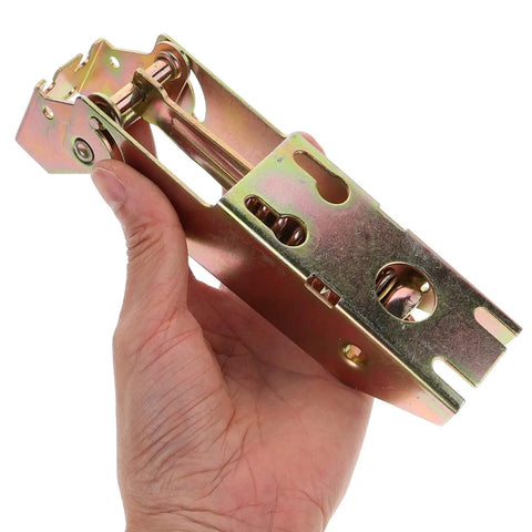 Two Pack Refrigerator Door Spring Hinges For Chest Freezers And Cold Storage, Iron With Golden Outer Shell, Tight Locking