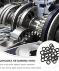 Carbon Steel Bearing Clamping Ring 1.02 Inch Blackened Finish Built To Last Retaining Washer Locking Ring for machinery