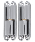 Premium Zinc Alloy Screw On Hinge Set for Internal Doors and Cabinets Heavy Duty Metal Hinge Built To Last Quiet Close No Squeak