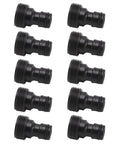 Push To Connect Quick Connect Nipple Adapter, Plastic Hose Quick Connector for Power Washers, Boats, RVs, Snap In Nipple Connector, 10-pack