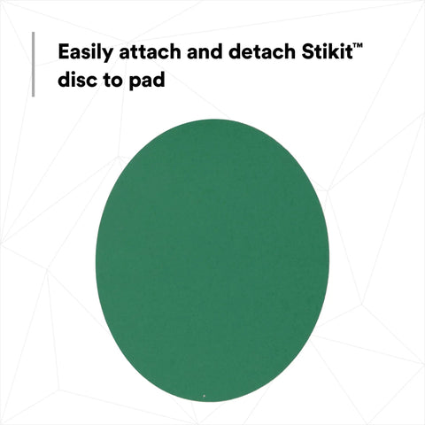 Green Corps Stikit Sanding Discs 8 Inch No Hole 80 Plus Grit Production Pack Of 50 for coating removal on metal surfaces.