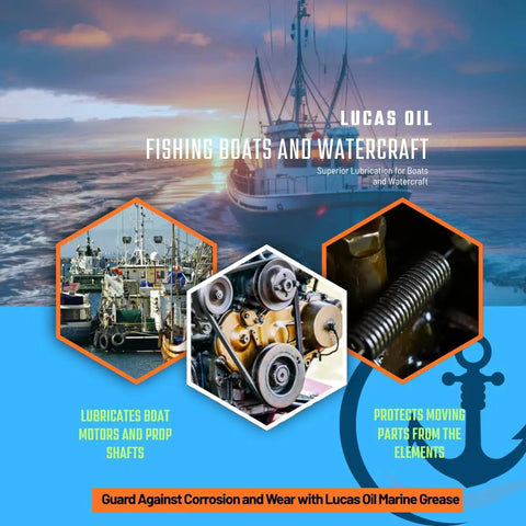 Heavy Duty Lithium Complex Marine Grease For Boat Trailers Bearings And Steering Systems Saltwater Ready Built For Boat Life Wont Wash Out High Load Protection In Wet Humid Marine Environments