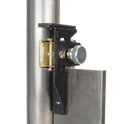 MagTab 2.0 magnetic tab holder for welding with strong hold and easy alignment, knurled grip, and adjustable base displayed